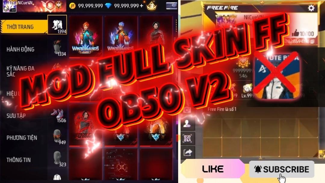 Banner NiCue VN - Mod Skin Free Fire