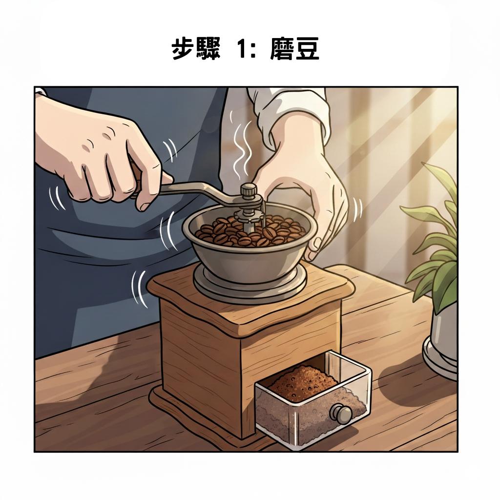 手沖咖啡必備工具與5步驟圖解