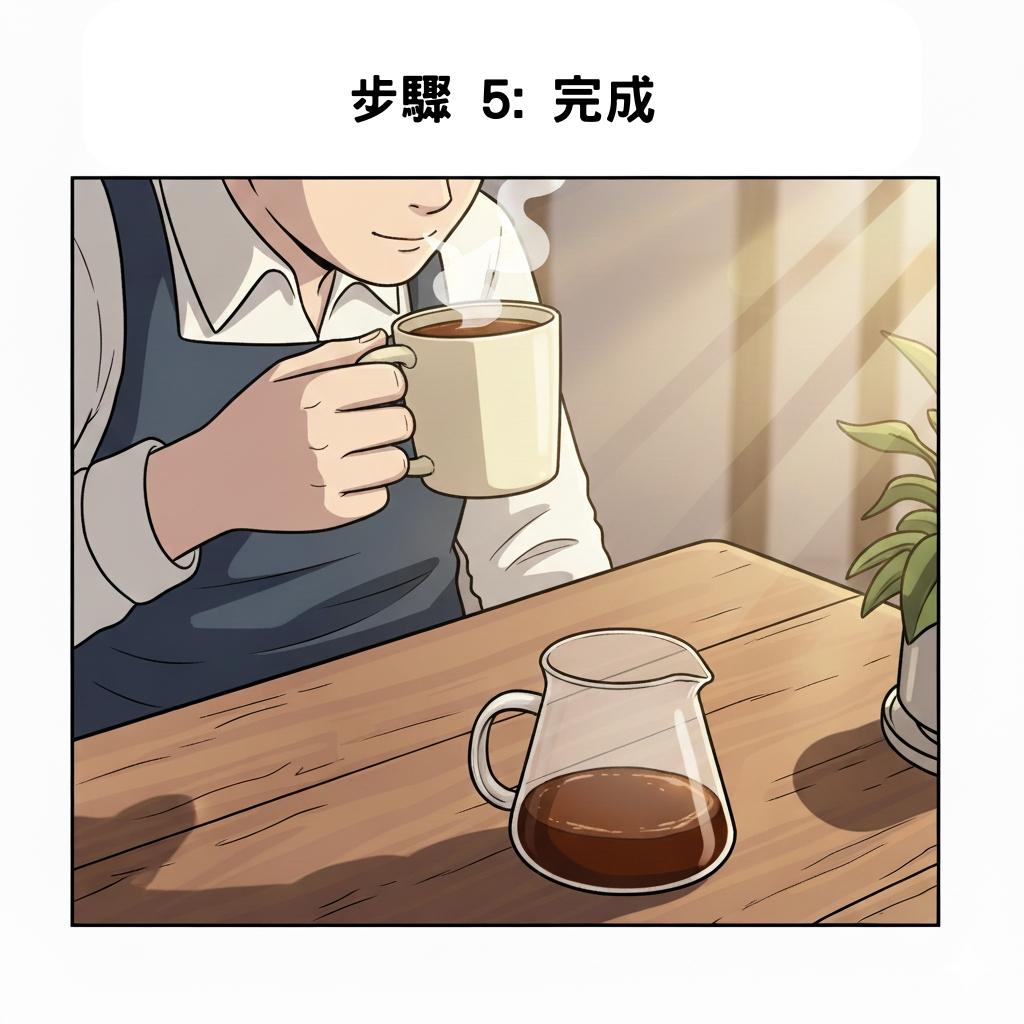 手沖咖啡必備工具與5步驟圖解