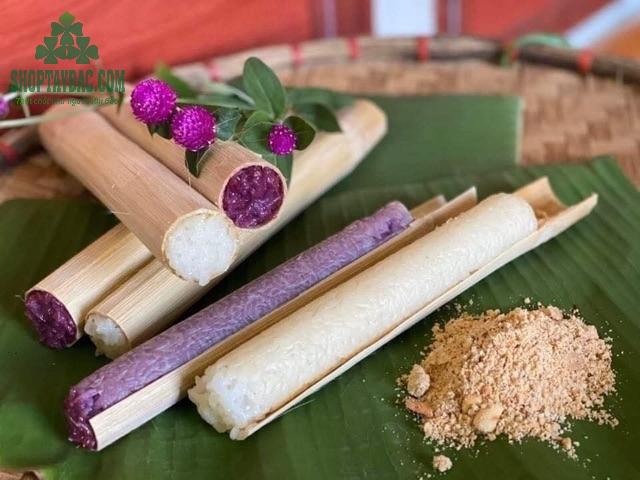 Cơm lam được làm từ gạo nếp nương thơm ngon chuẩn vị.png