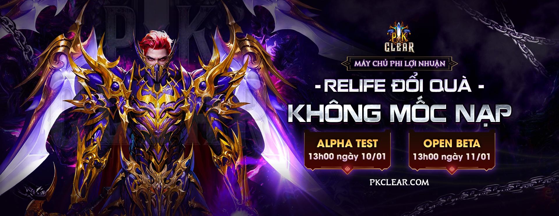 Mu mới ra, MUPKCLEAR, pkclear.com, Mu Online, Mu Season 2 mới ra, Mu Test tháng 01 2026, CÀY RELIFE LÀ CÓ QUÀ FREE !, Mu Online Season 2