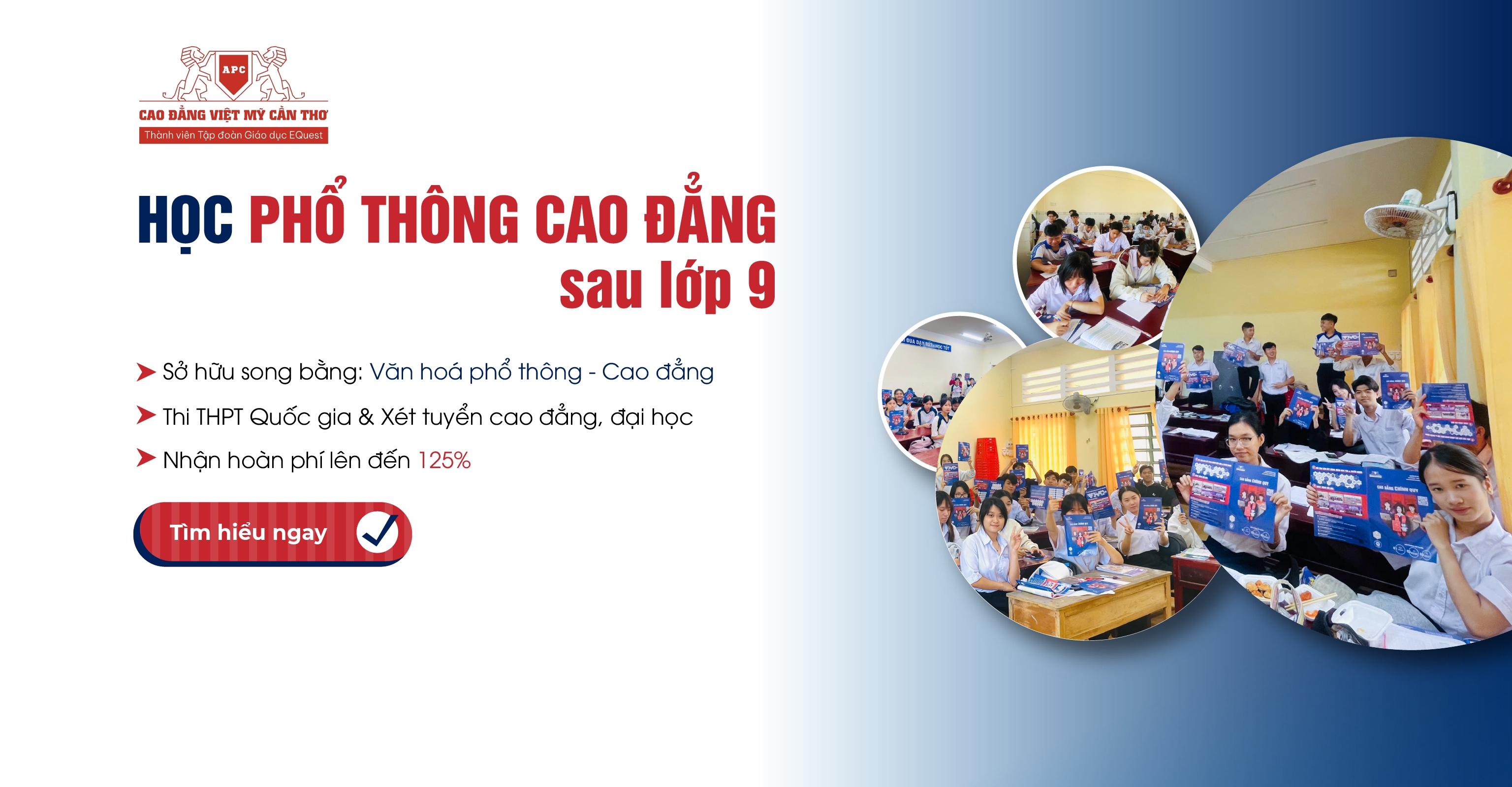 Cao đẳng phổ thông Việt Mỹ Cần Thơ