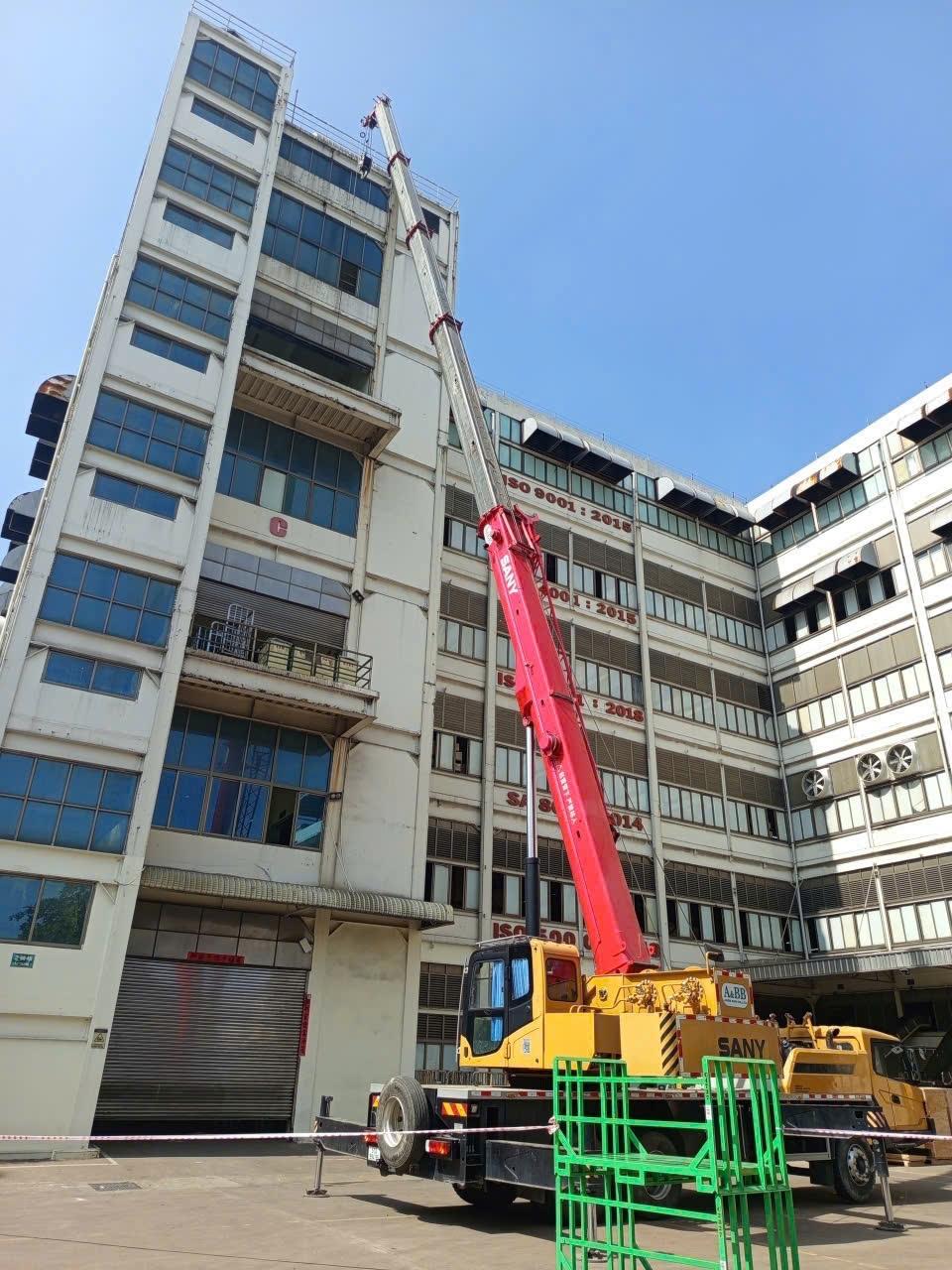 Thuê xe cẩu tại khu vực miền nam