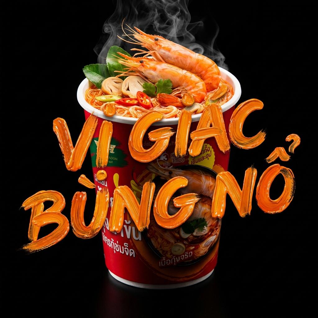 Ly miến Song Long Tom Yum