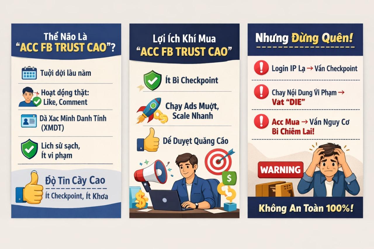 Acc Facebook trust cao là gì