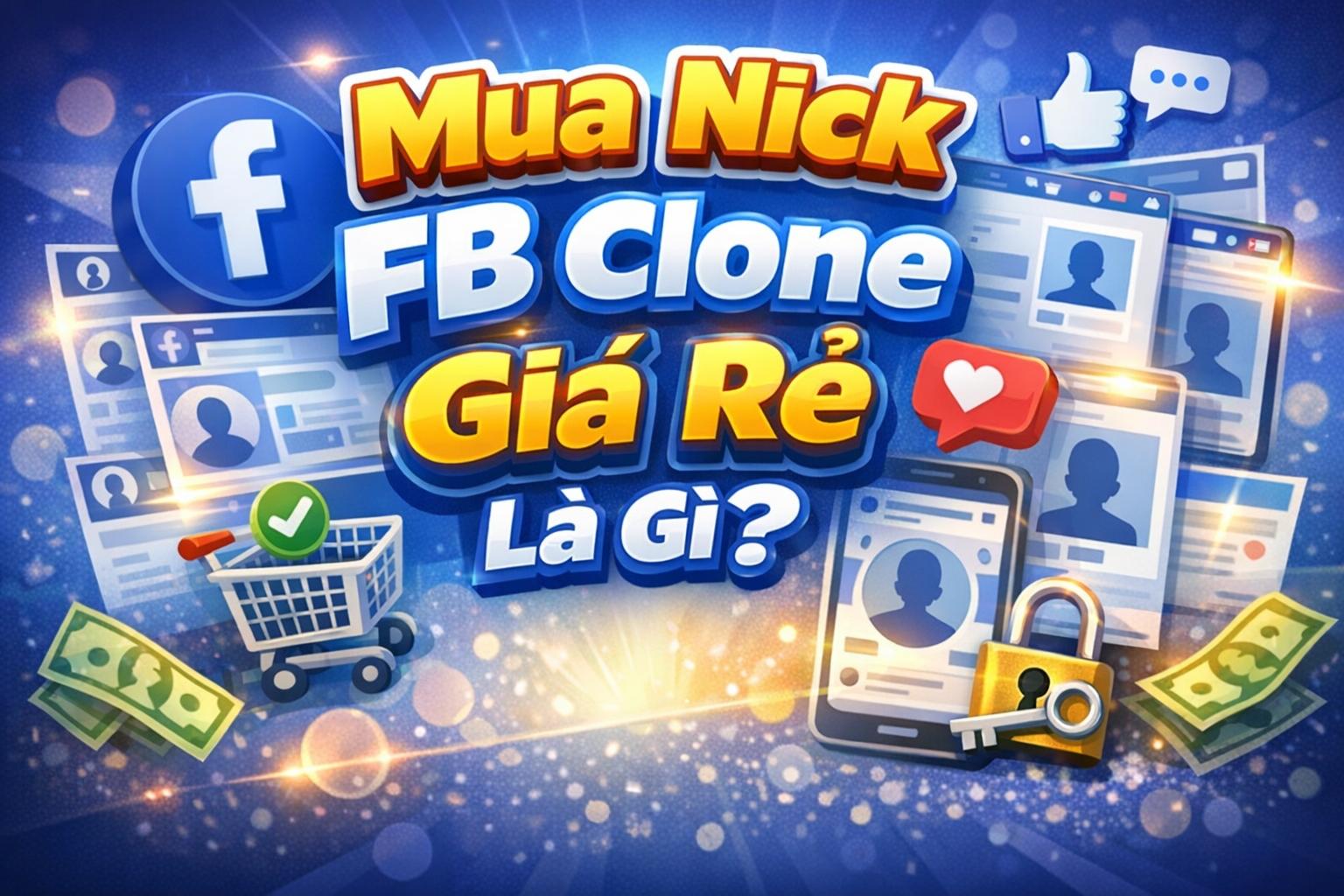 Nick FB clone giá rẻ là gì