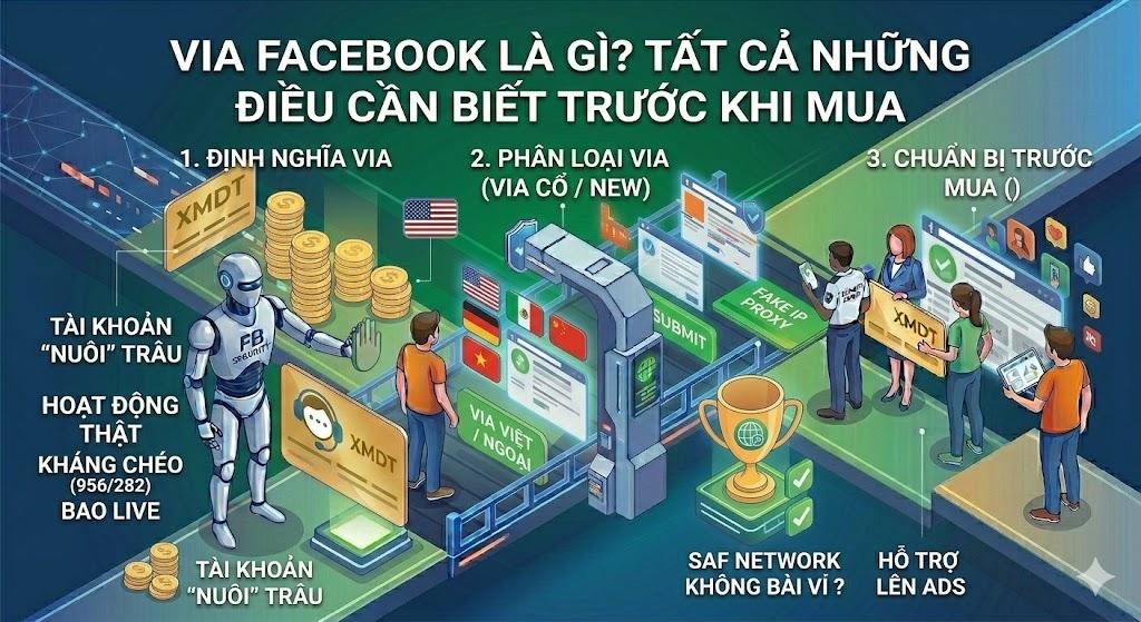 Via Facebook là gì - Tài khoản Facebook marketing