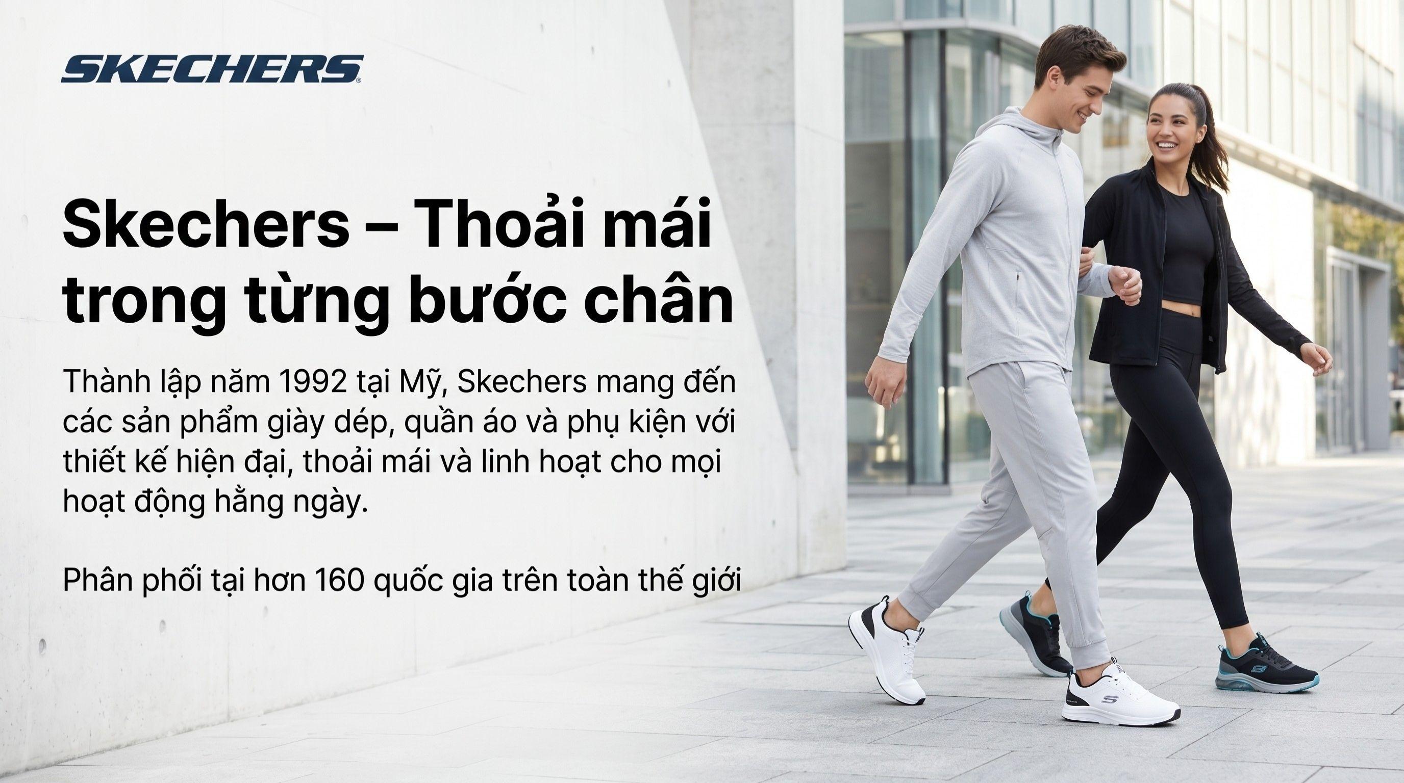 Giày sneaker Skechers nam big size size 45 46 47 48 giày thể thao cỡ lớn chính hãng TPHCM êm nhẹ thoải mái đi bộ hàng ngày