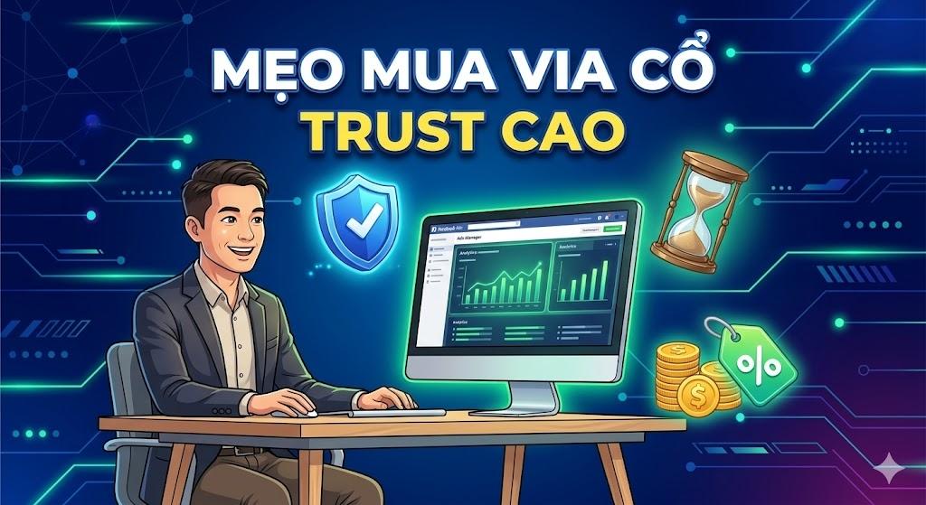 Mẹo mua via cổ giá rẻ muaviafb