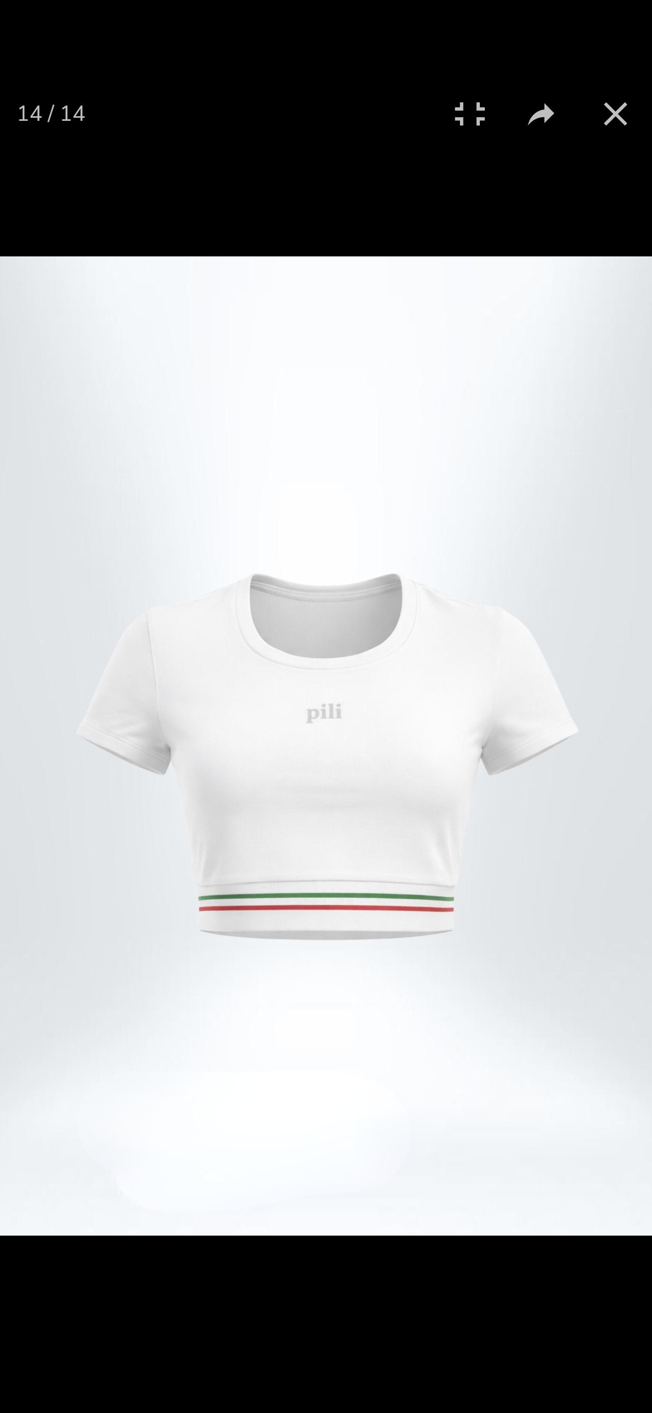 Giền Pickleball - Tshirt croptop nữ solid
