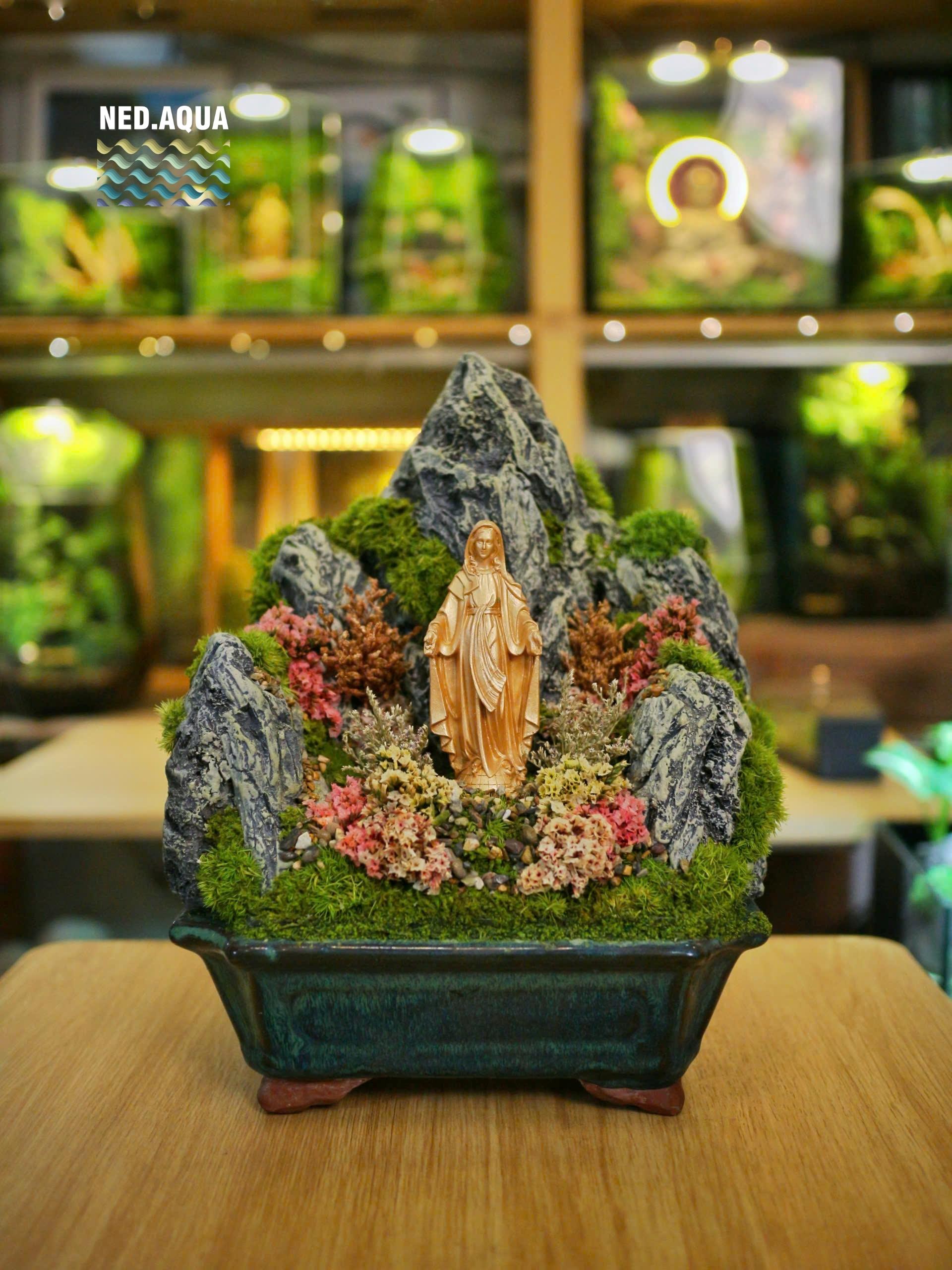 Tiểu Cảnh Chậu Sứ 1