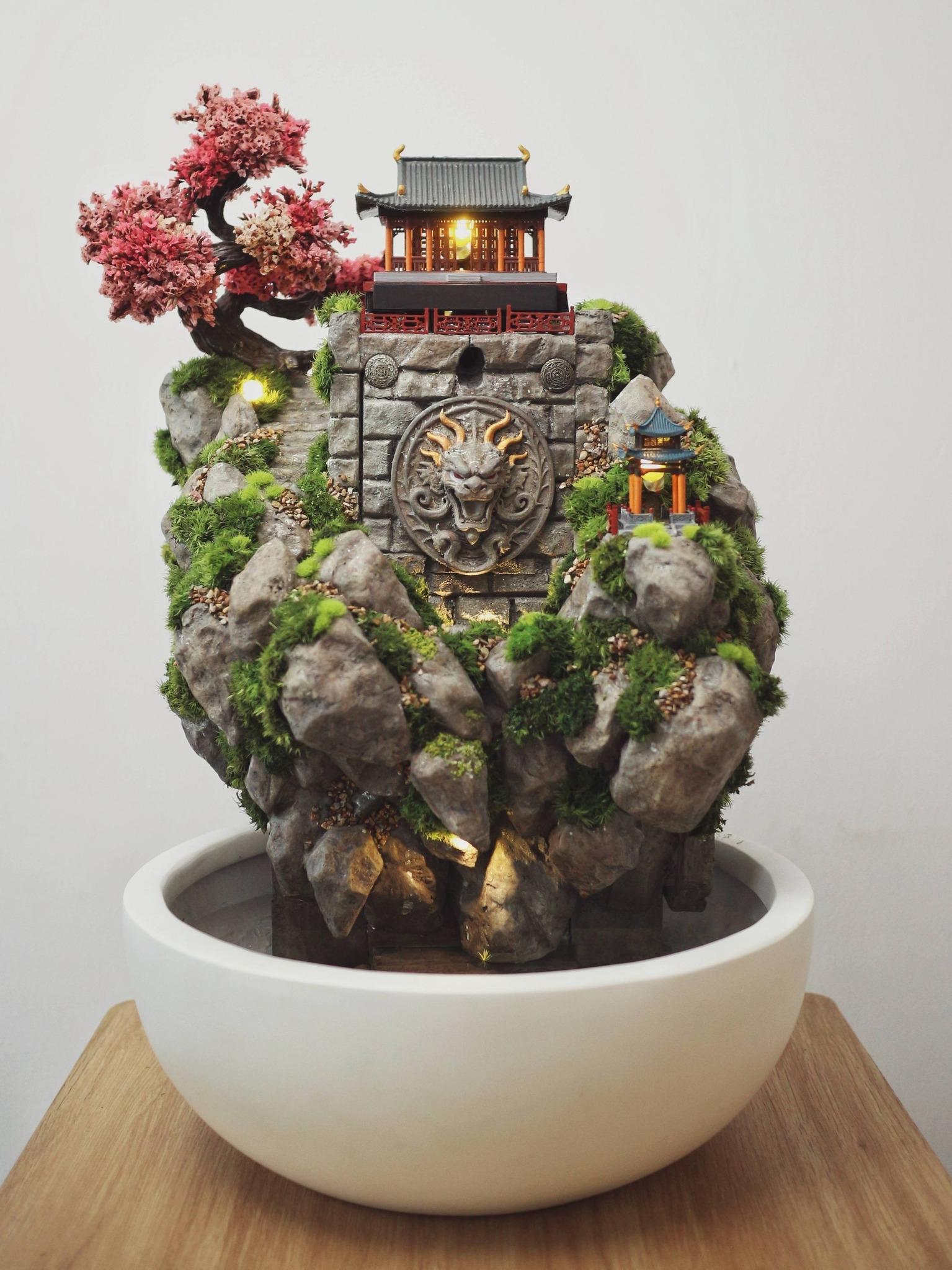 Tiểu Cảnh Chậu Sứ 3