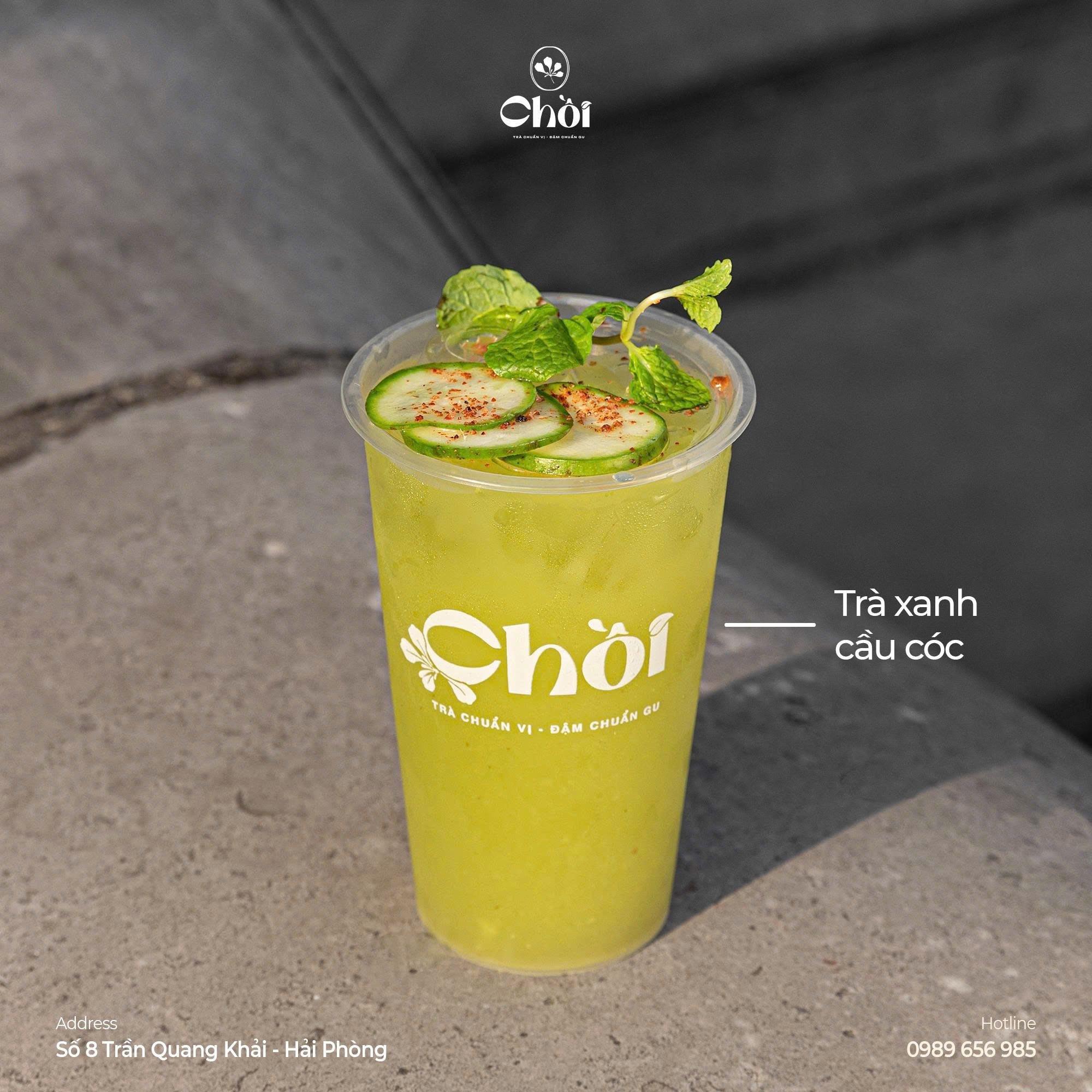 Trà xanh cầu cóc