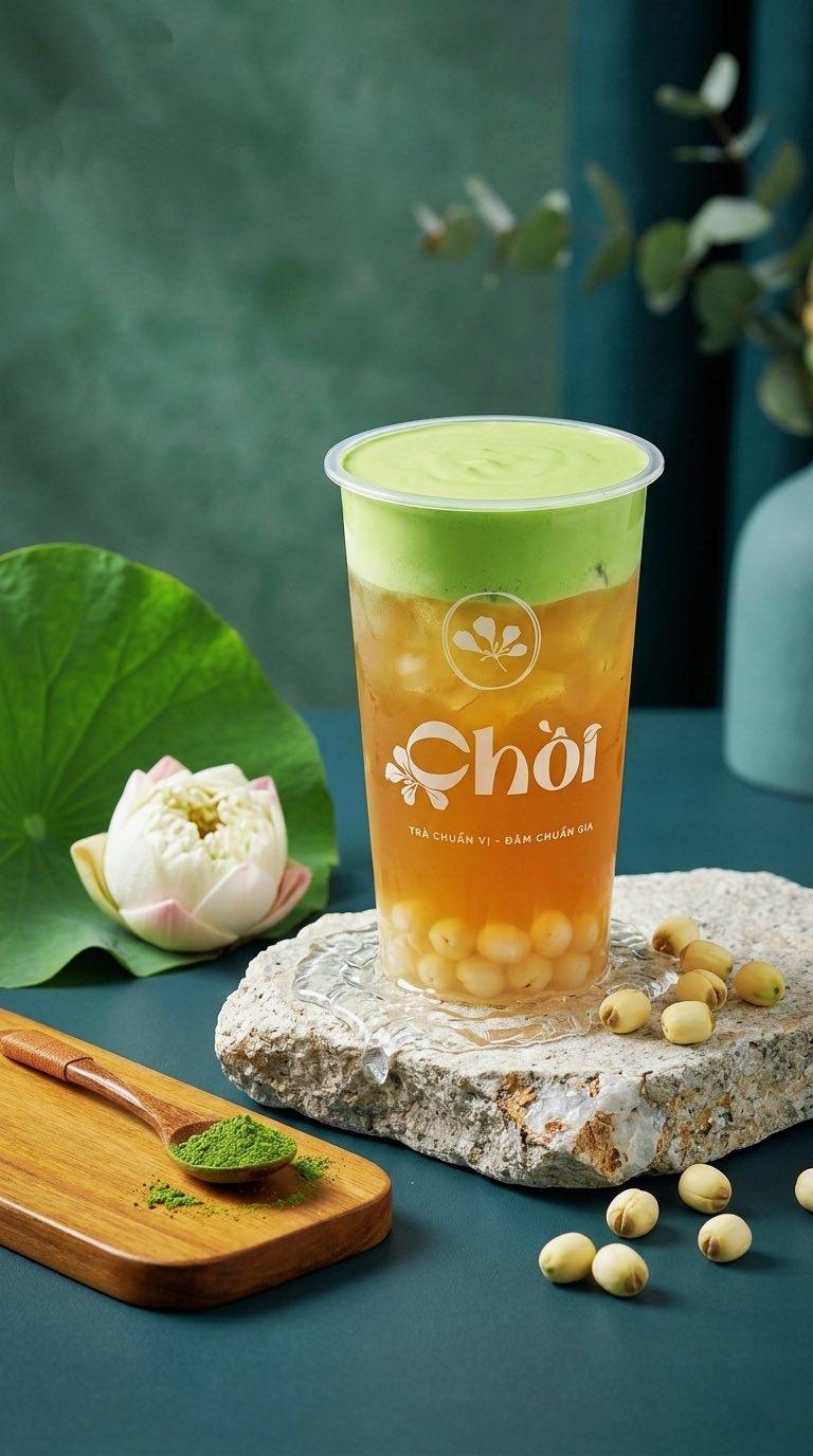 Sen dừa matcha