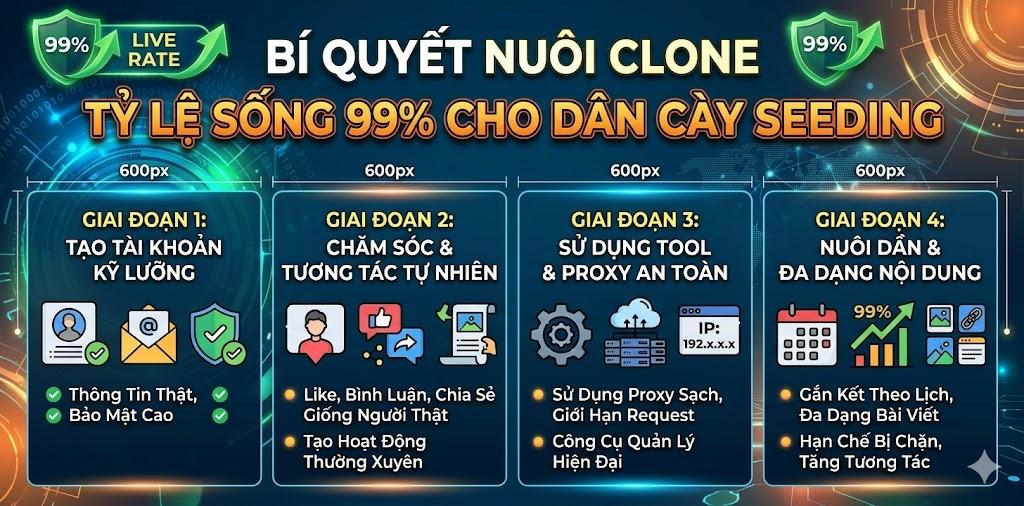 Mua bán Clone Facebook - Mua Via Facebook Số Lượng Lớn - Mua Acc Fb Uy Tín