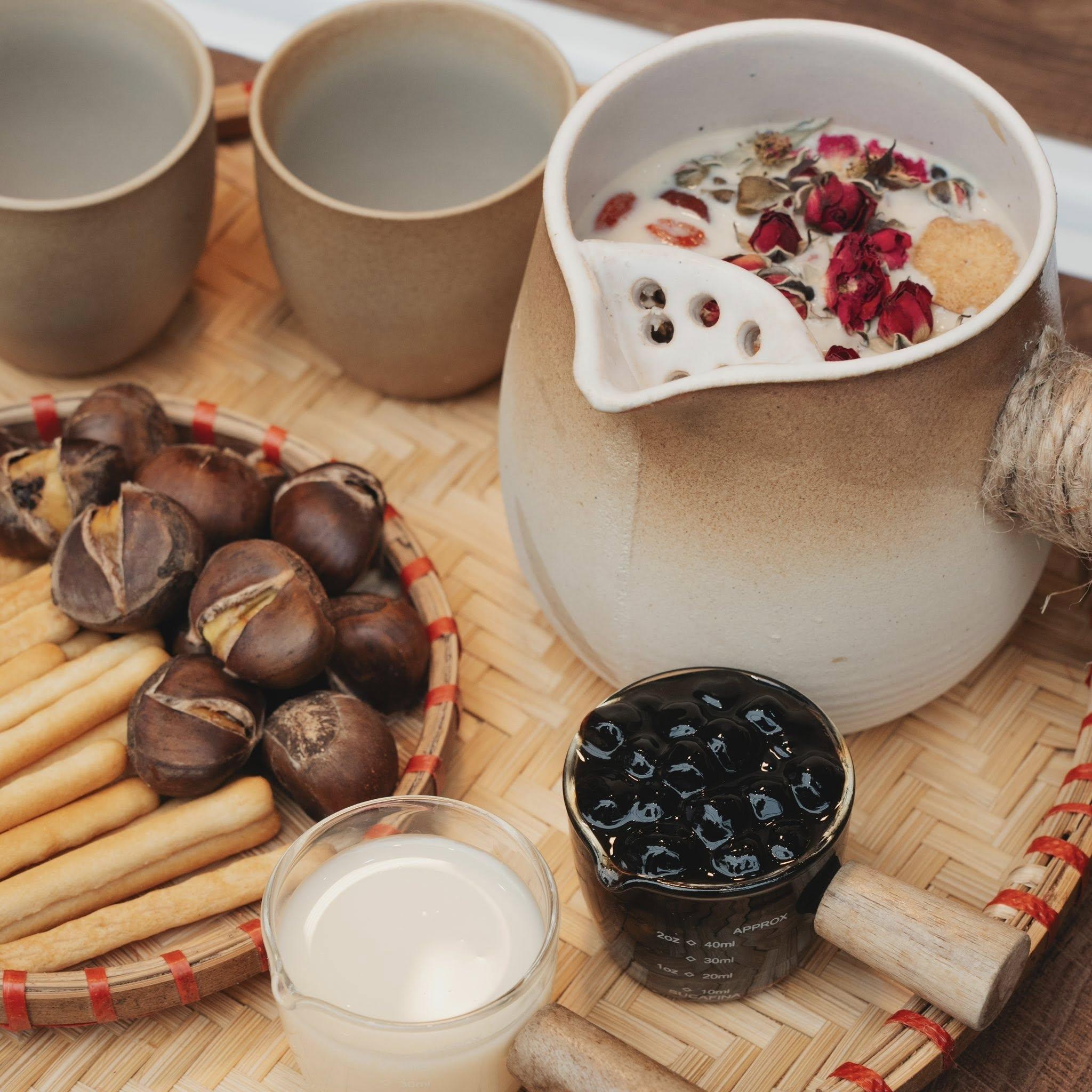 Set Trà sữa rang kiều mạch