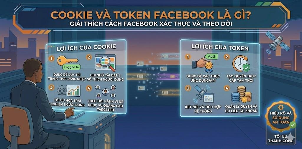 Cookie và Token Facebook là gì? Cách sử dụng an toàn để tránh bị hack tài khoản và tối ưu Tool MMO hiệu quả 2026