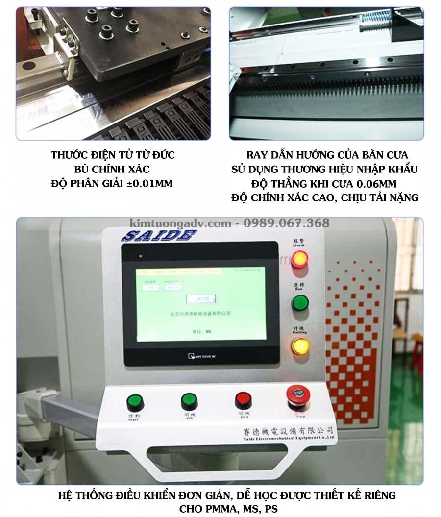 Máy cưa cắt acrylic gỗ tự động độ chính xác cao SD2600 6