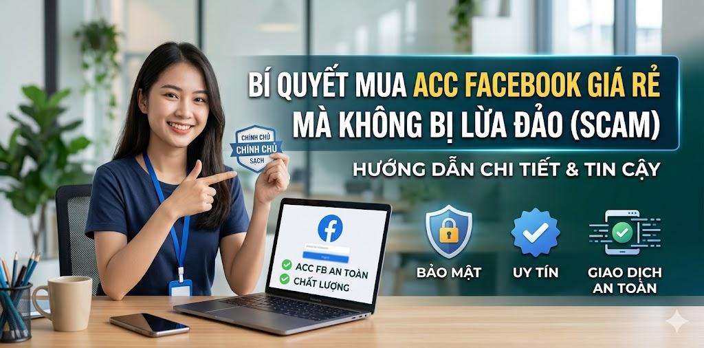 Bí Quyết Mua Acc Facebook Giá Rẻ Mà Không Bị Lừa Đảo Scam