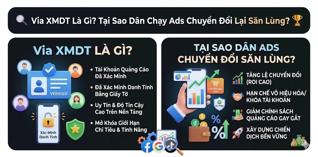 Via XMDT Là Gì? Tại Sao Dân Chạy Ads Chuyển Đổi Lại Săn Lùng?