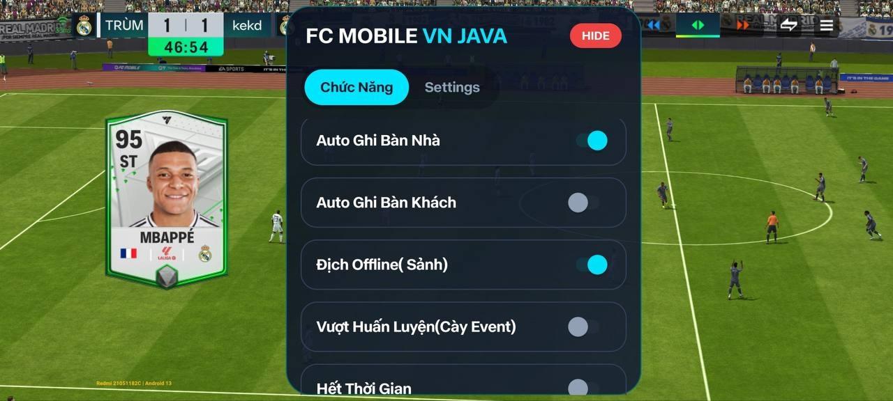 [ANDROID - BÍ KÍP] GAME ĐÁ BÓNG FCMOBILE