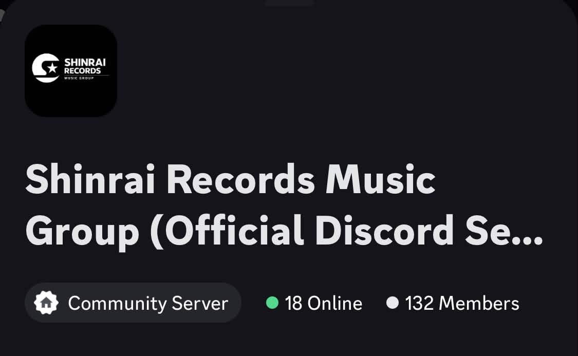 Join the Official Shinrai Records Discord Community!