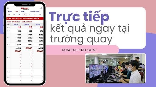 Ti&ecirc;u ch&iacute; giao diện xổ số th&ocirc;ng minh gọn g&agrave;ng