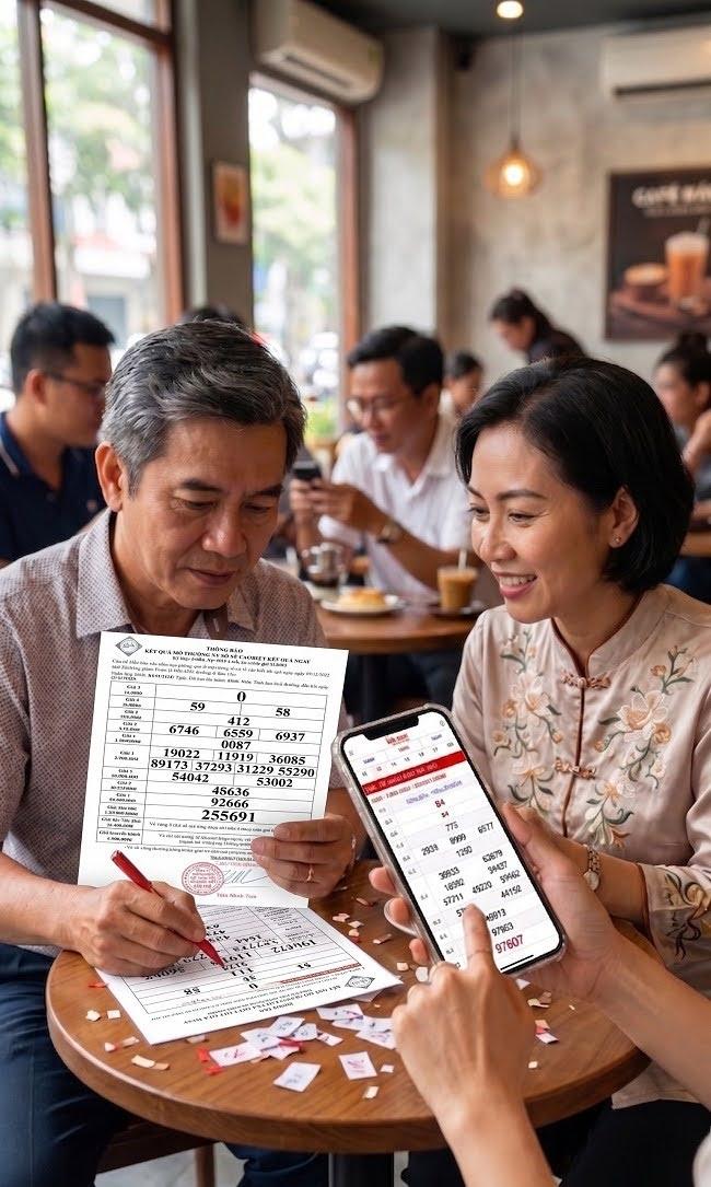 Sự chuyển mình từ giấy dò truyền thống sang tra cứu kết quả trên màn hình di động