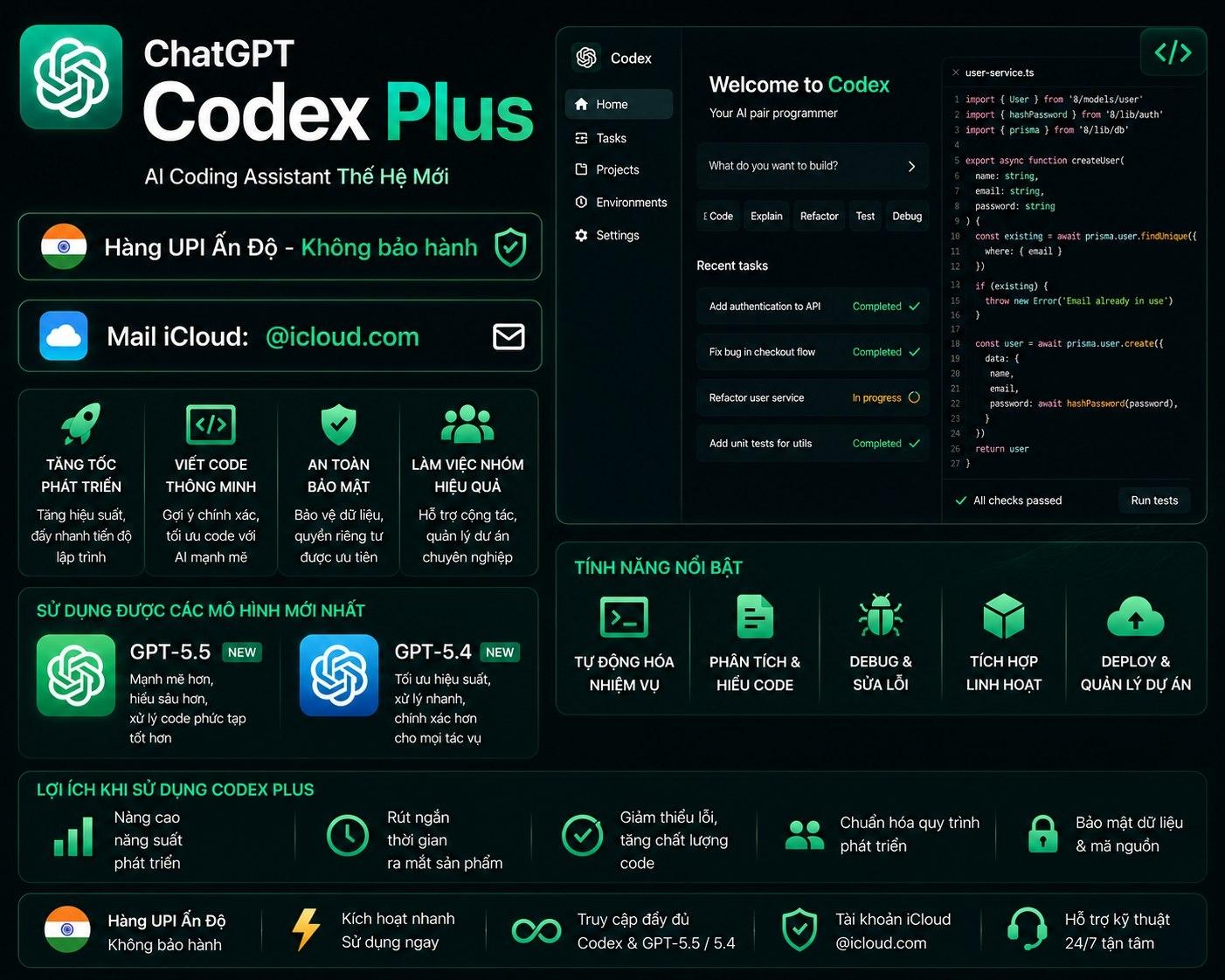 ChatGPT Plus All New - Icloud Tr…