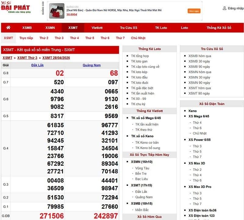 Tra cứu kết quả XSMT theo ngày tháng năm chính xác