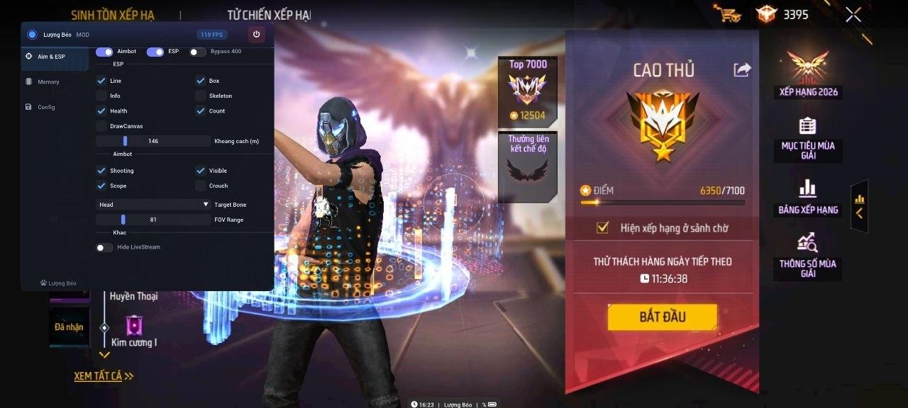 [ANDROID] MENU HACK FREE FIRE
