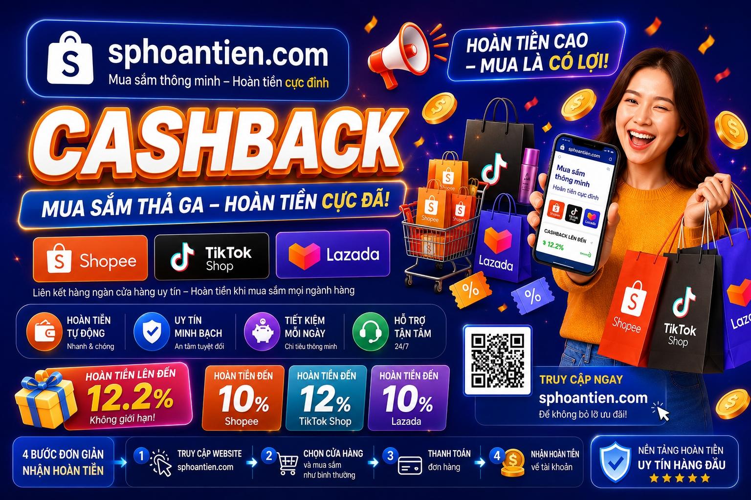 Mua Sắm Thông Minh - Nhận Hoàn Tiền Thật