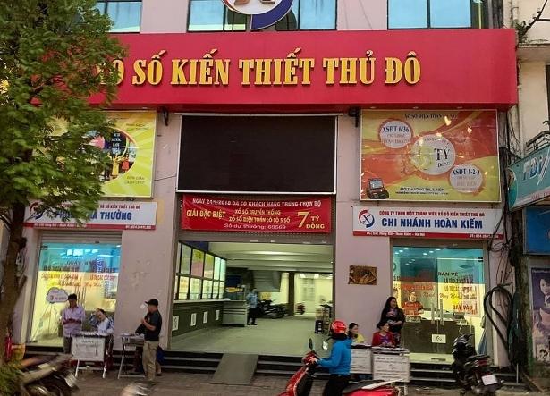 Trụ sở nhận giải thưởng XSMB hom qua tại Công ty Xổ số Thủ Đô