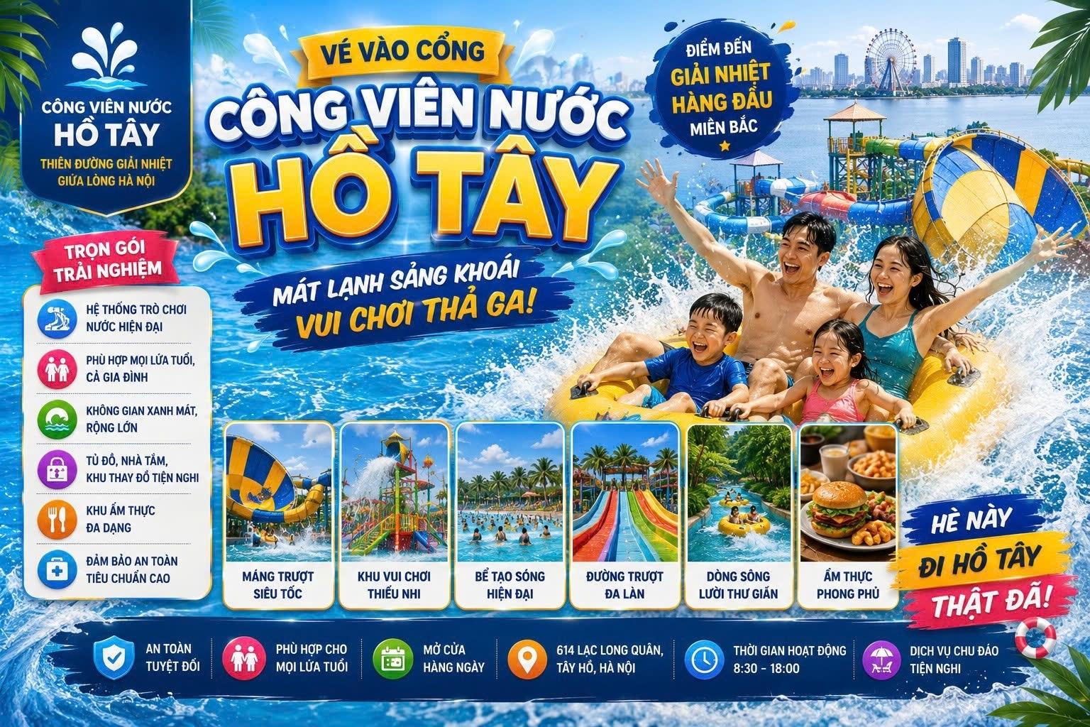 Công Viên Nước Hồ Tây - Hà Nội