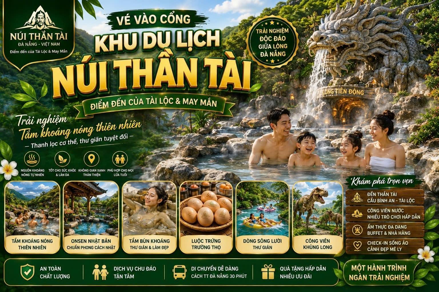 Vé Núi Thần Tài Đà Nẵng - Người Lớn
