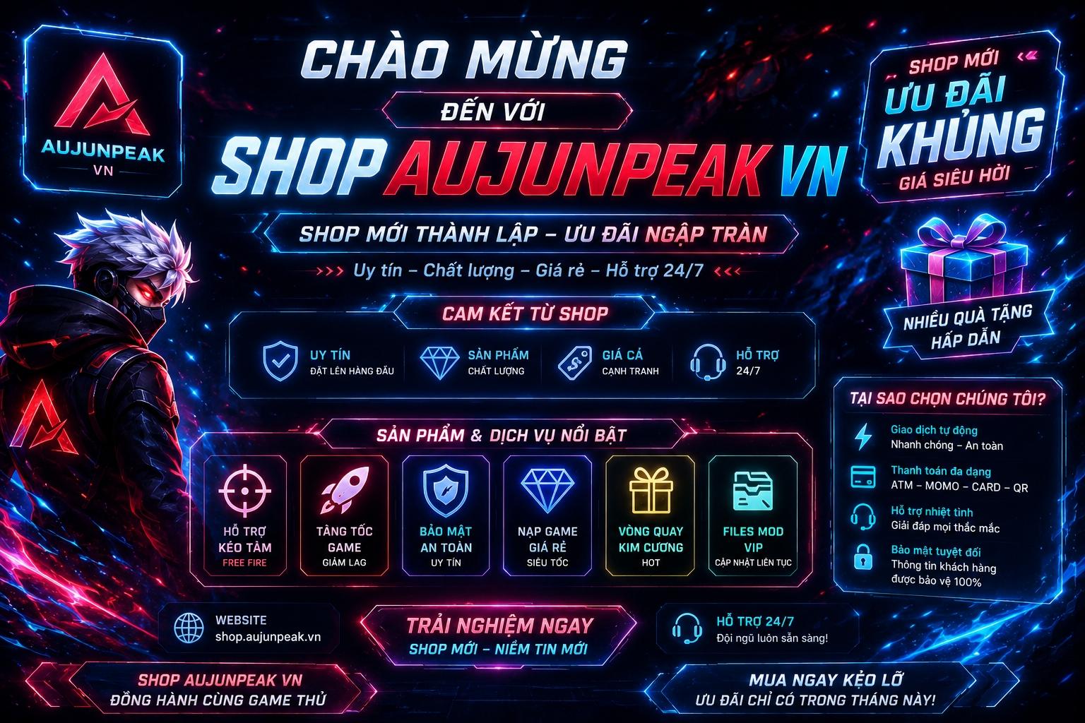 Chào mừng bạn đến với Shop Aujunpeak VN