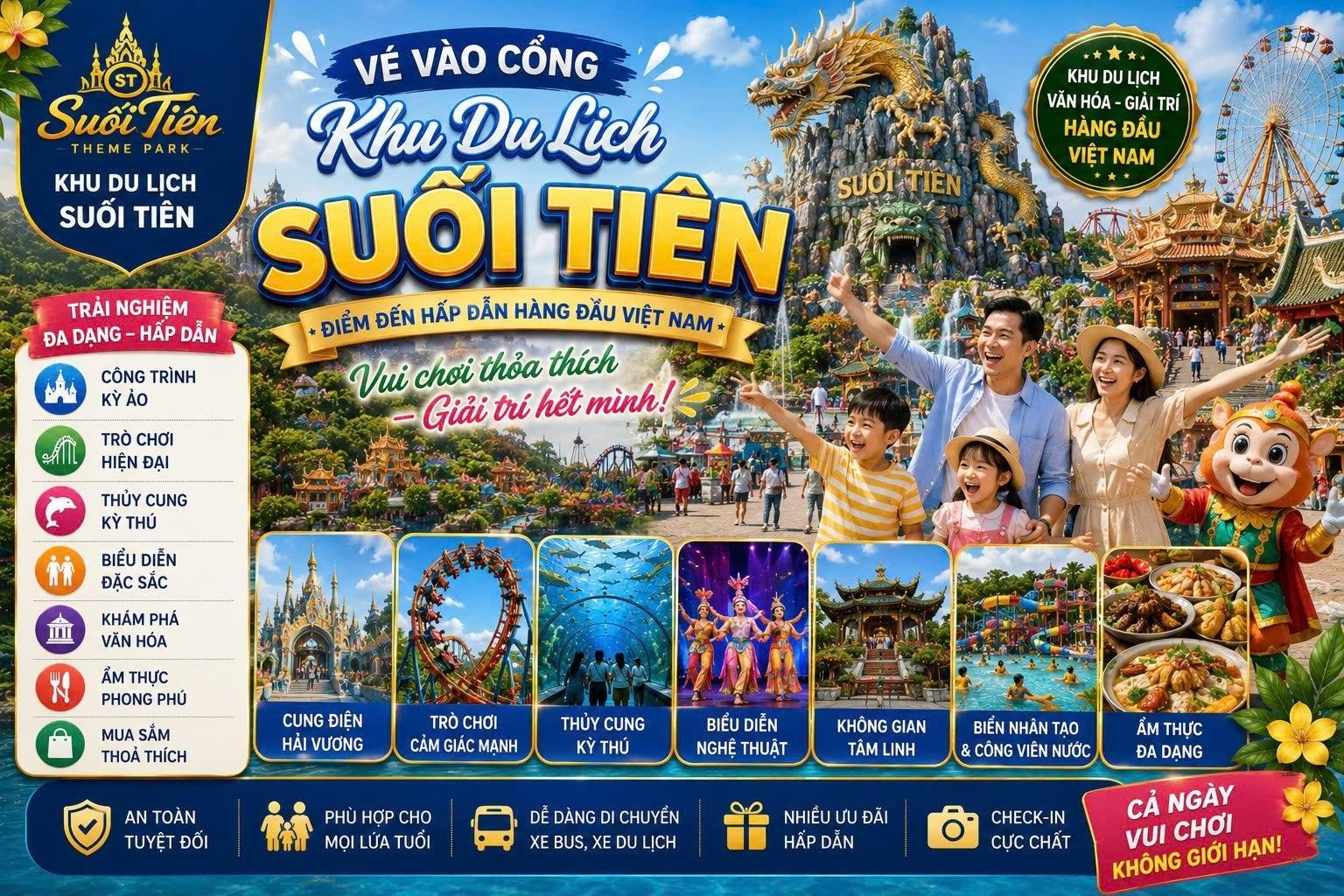 COMBO SUỐI TIÊN 2026: TRỌN VẸN TRẢI NGHIỆM
