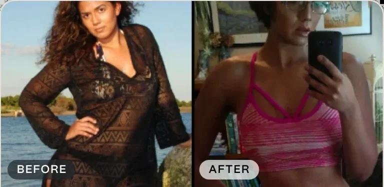 Customer result photo